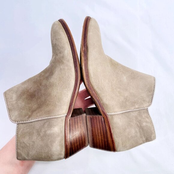 Sam Edelman Womens Petty Chelsea Suede Leather Ankle Bootie Boots 4 - Picture 8 of 12